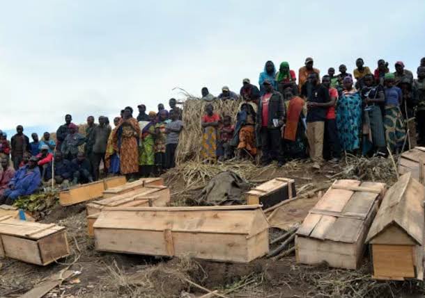 Enterrement des victimes des violences armées à l'Est de la RDC
